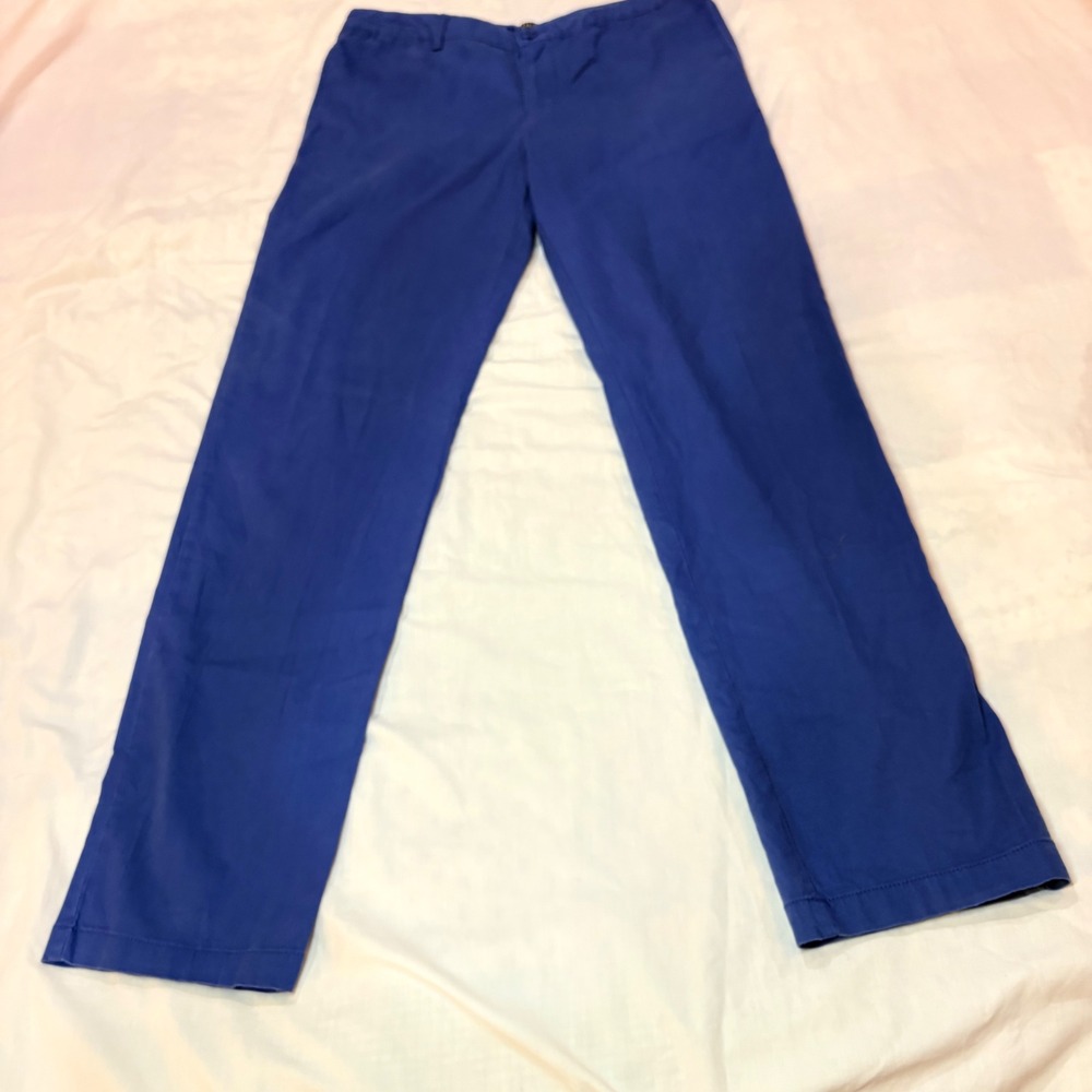 Polo Ralph Lauren Boys Blue Chino Pants Size 20 Straight‎ Leg Cotton